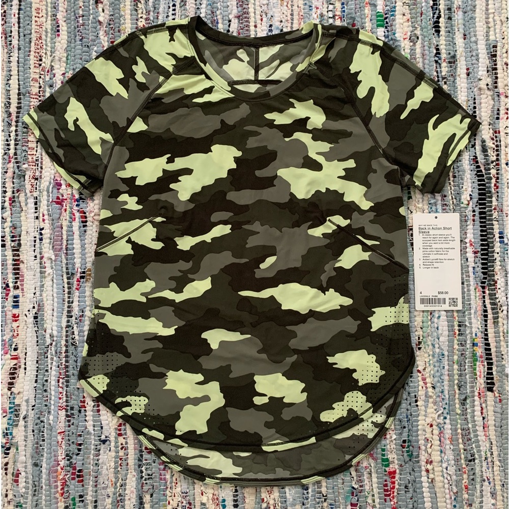 Lululemon Back in Action Short Sleeve